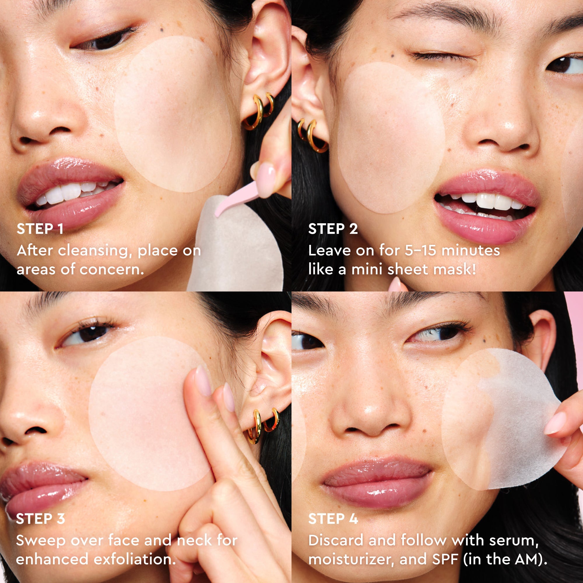 LHA + AHA Korean Watermelon Toner Pads - product image 7