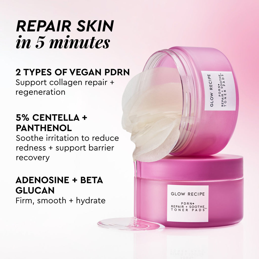 PDRN+ Repair + Soothe Korean Toner Pads - product image 5