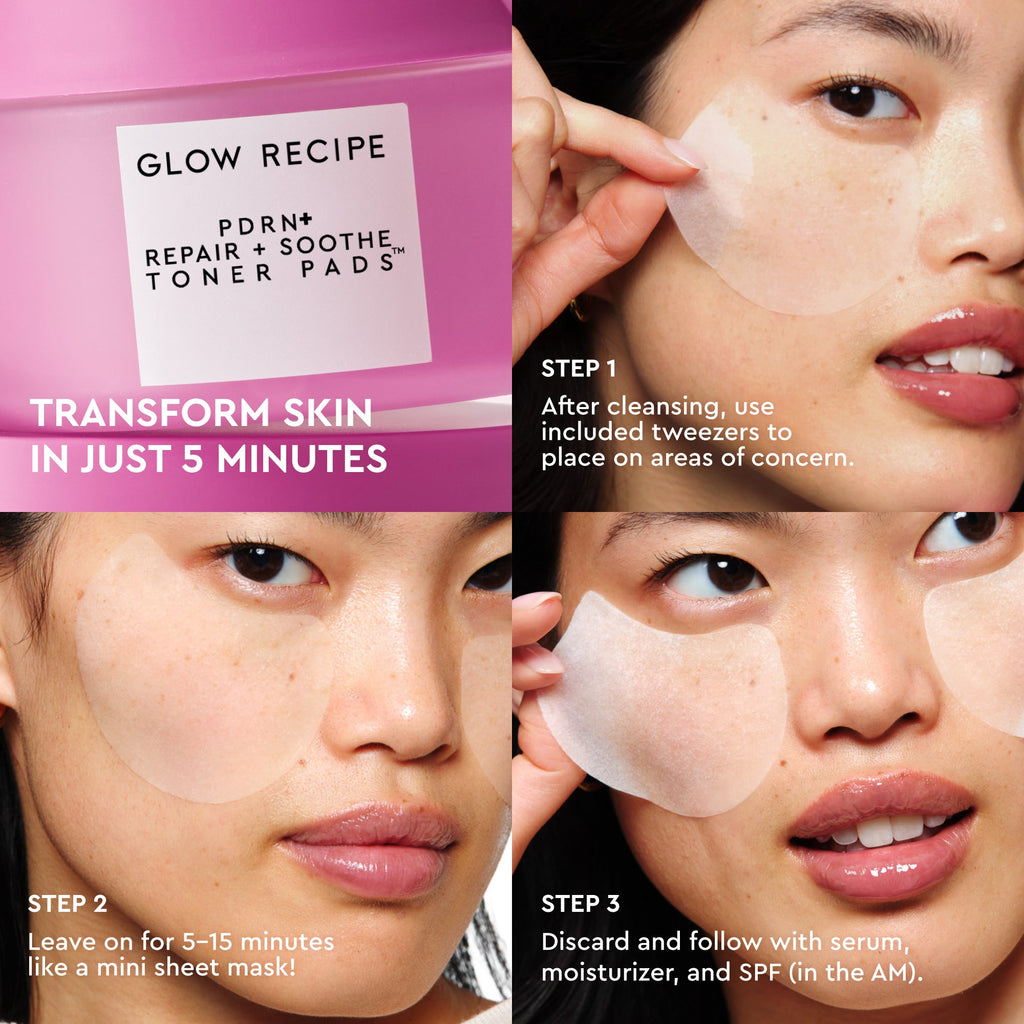 PDRN+ Repair + Soothe Korean Toner Pads - product image 8